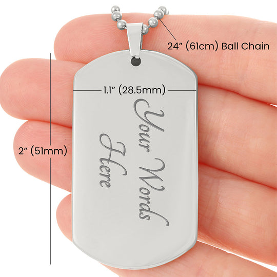 To My Grandson - Beautiful Love Tag - Gift Set - SS9V3 Jewelry ShineOn Fulfillment