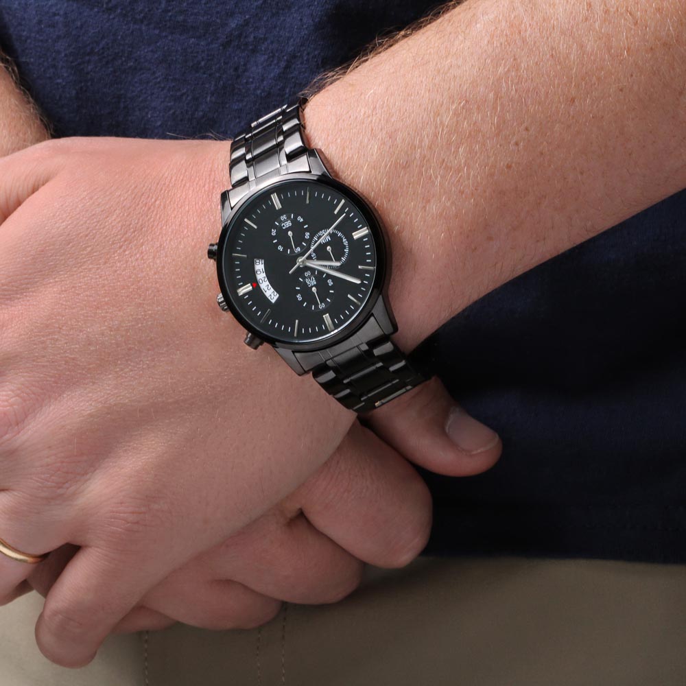 To My Man - Engraved Premium Watch - SSMW2