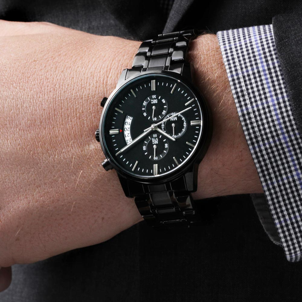 To My Man - Engraved Premium Watch - SSMW4 Jewelry ShineOn Fulfillment