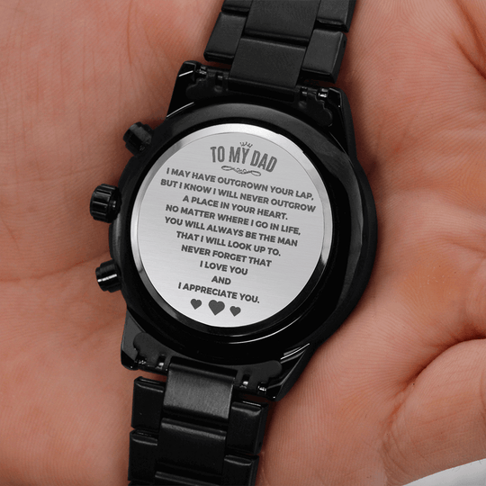 To My Dad - The Man - Engraved Premium Watch - SS244 Jewelry ShineOn Fulfillment