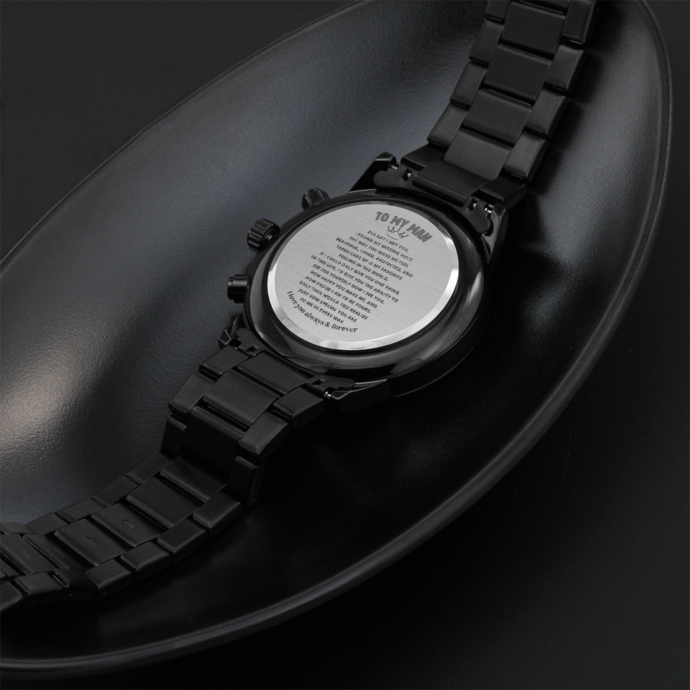 To My Man - Engraved Premium Watch - SSTMMW7 Jewelry ShineOn Fulfillment