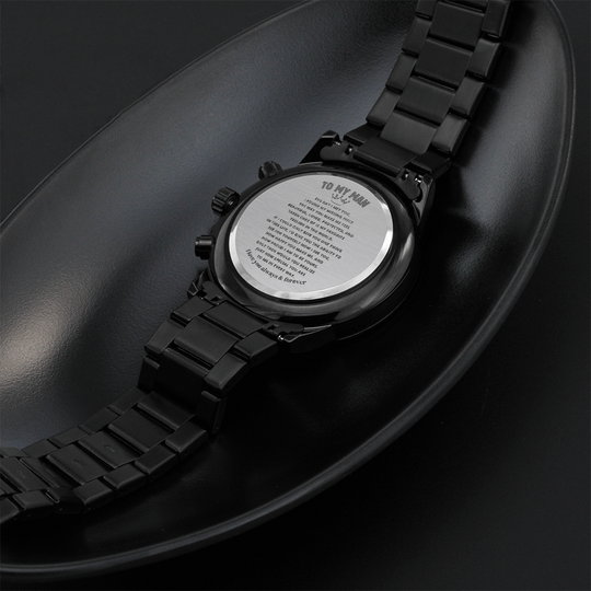 To My Man - Engraved Premium Watch - SSTMMW7 Jewelry ShineOn Fulfillment
