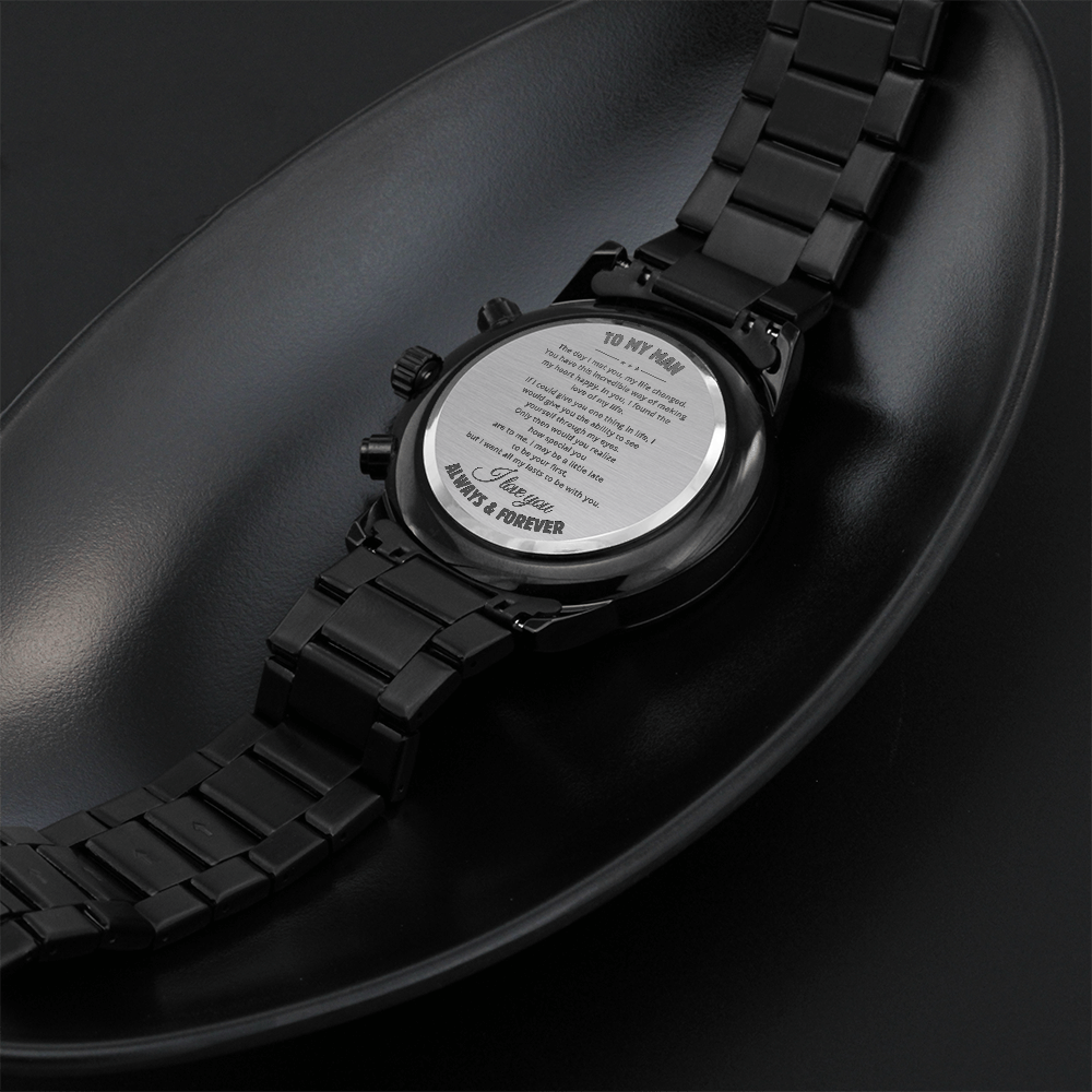 To My Man - Engraved Premium Watch - SSTM1 Jewelry ShineOn Fulfillment