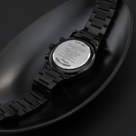 To My Man - Engraved Premium Watch - SSTM1 Jewelry ShineOn Fulfillment
