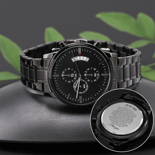To My Man - Engraved Premium Watch - SSMW2