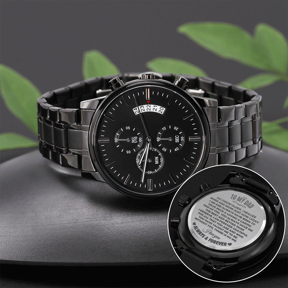 To My Dad - Engraved Premium Watch - SS218K6 Jewelry ShineOn Fulfillment