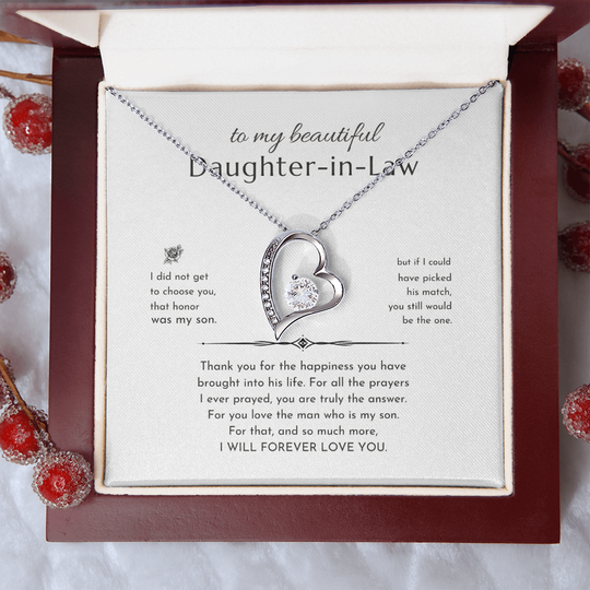 To My Daughter-In-Law - Forever Love Gift Set - SS232V2 Jewelry ShineOn Fulfillment