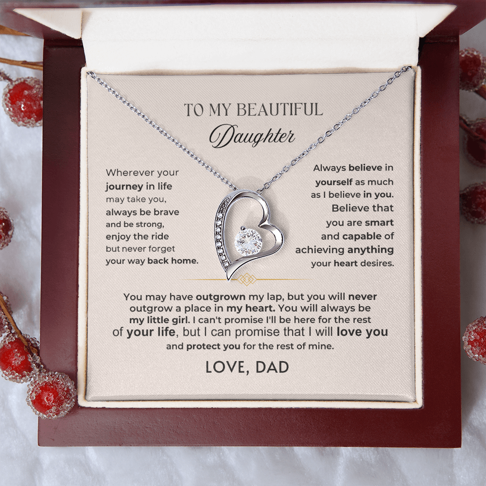 To My Daughter - Forever Love Gift Set - SS589 Jewelry ShineOn Fulfillment