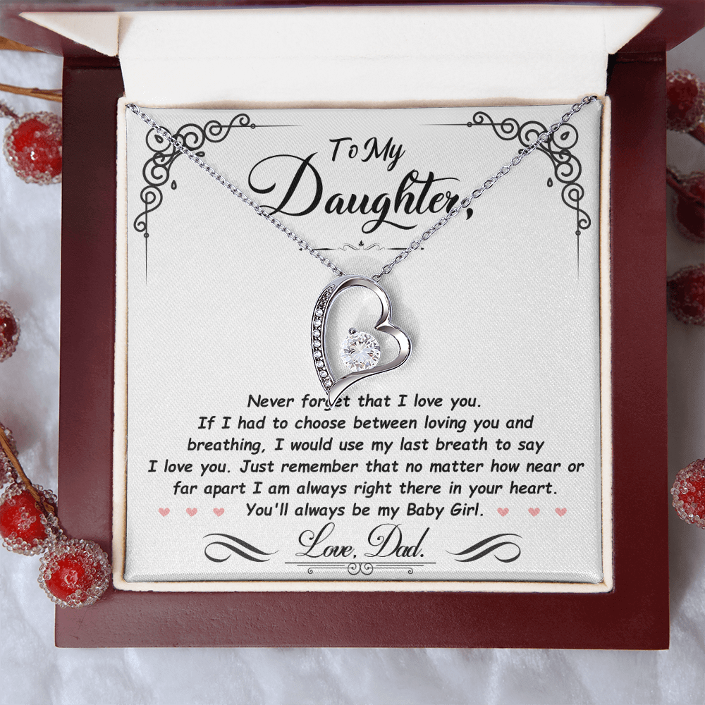To My Daughter - Last Breath - Beautiful Gift Set - SSD31 Jewelry ShineOn Fulfillment
