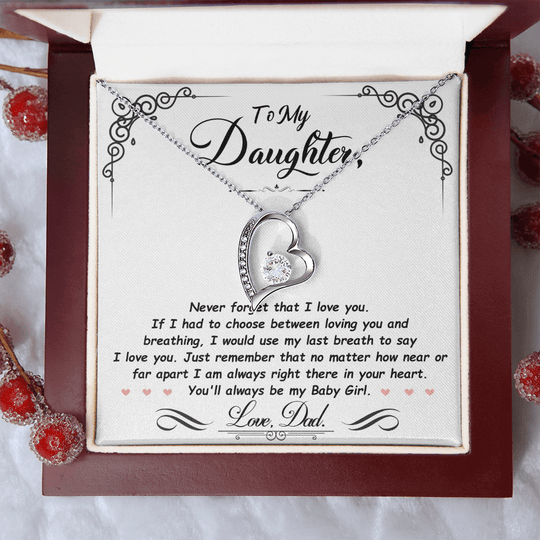 To My Daughter - Last Breath - Beautiful Gift Set - SSD31 Jewelry ShineOn Fulfillment