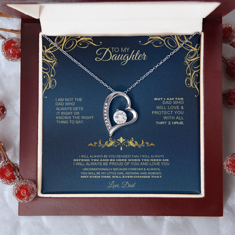 To My Daughter - Love Dad - Beautiful Gift Set Jewelry ShineOn Fulfillment