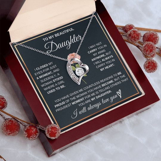 To My Beautiful Daughter - Pround Of You - Beautiful Gift Set - SSD51 Jewelry ShineOn Fulfillment