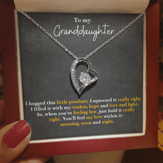 Granddaughter Necklace – Meaningful Gift for Granddaughter IV27G