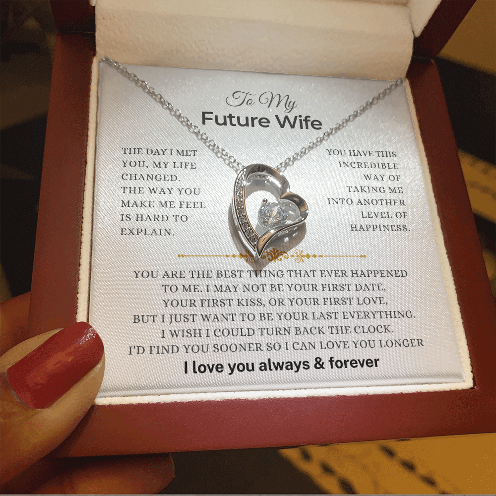 To My Future Wife - Forever Love - Gift Set - SS3V48 Jewelry ShineOn Fulfillment