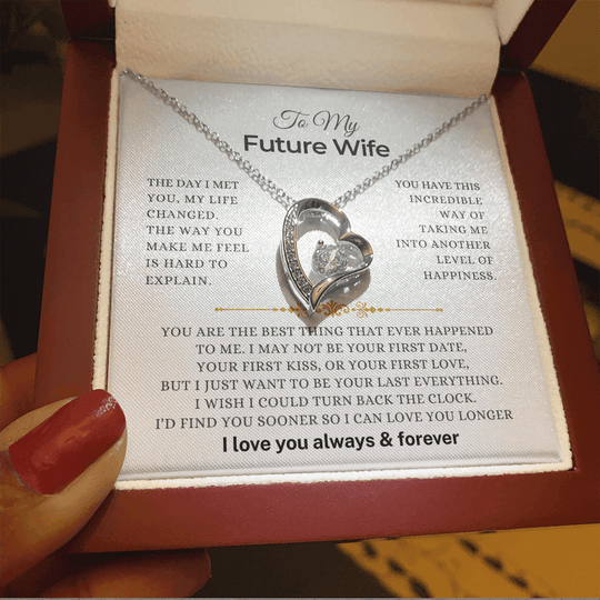 To My Future Wife - Forever Love - Gift Set - SS3V48 Jewelry ShineOn Fulfillment