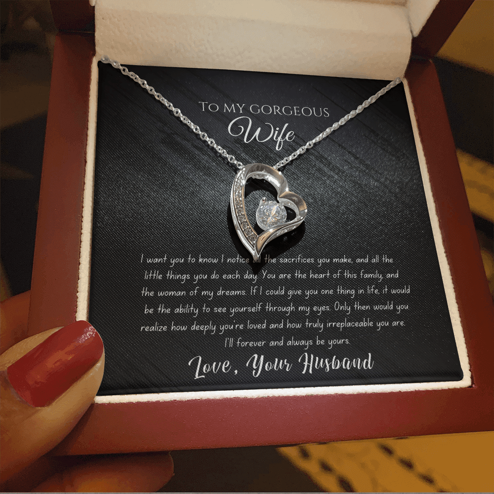 To My Wife Necklace – Romantic Gift for Wife - IV51W