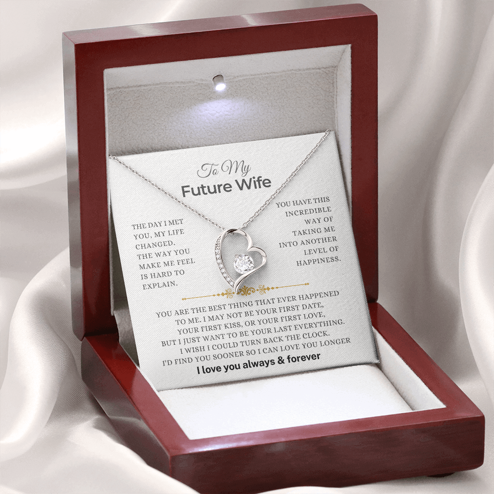 To My Future Wife - Forever Love - Gift Set - SS3V48 Jewelry ShineOn Fulfillment