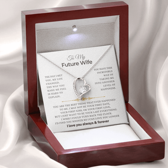 To My Future Wife - Forever Love - Gift Set - SS3V48 Jewelry ShineOn Fulfillment