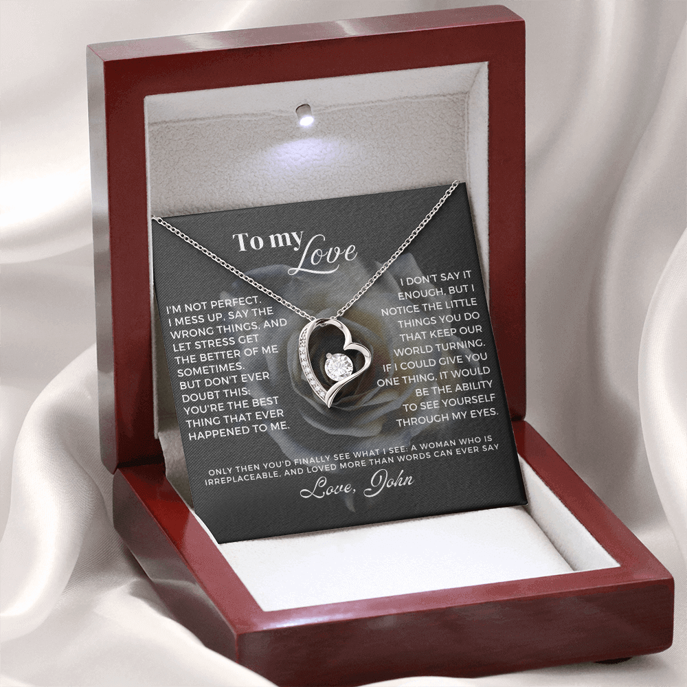 To My Love Necklace – Romantic Gift For Wife - IV52W
