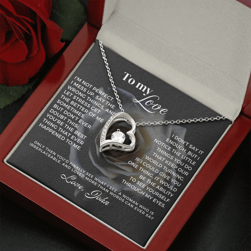 To My Love Necklace – Romantic Gift For Wife - IV52W