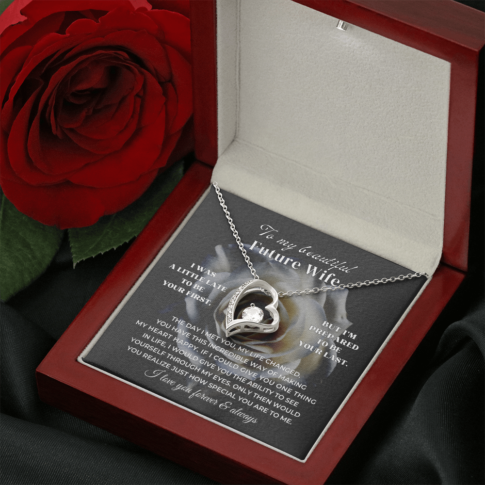 To My Future Wife - Forever Love Necklace Gift Set - SS339 Jewelry ShineOn Fulfillment