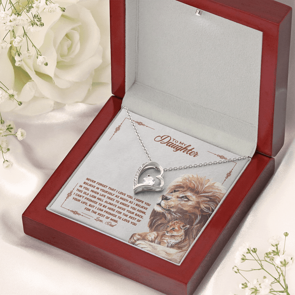 To My Daughter - Old Lion - Beautiful Gift Set - SSD34V2 Jewelry ShineOn Fulfillment