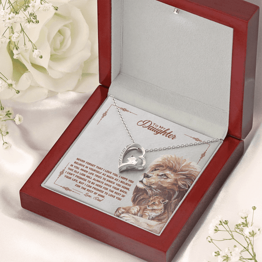 To My Daughter - Old Lion - Beautiful Gift Set - SSD34V2 Jewelry ShineOn Fulfillment