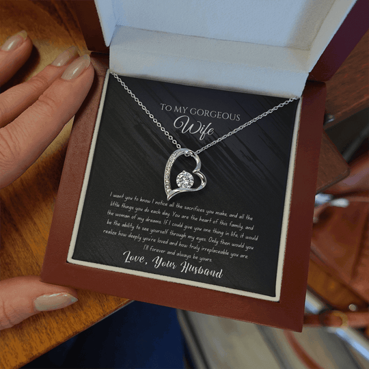 To My Wife Necklace – Romantic Gift for Wife - IV51W