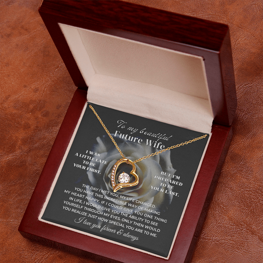 To My Future Wife - Forever Love Necklace Gift Set - SS339 Jewelry ShineOn Fulfillment