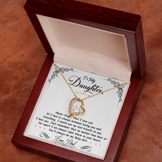 To My Daughter - Last Breath - Beautiful Gift Set - SSD31 Jewelry ShineOn Fulfillment