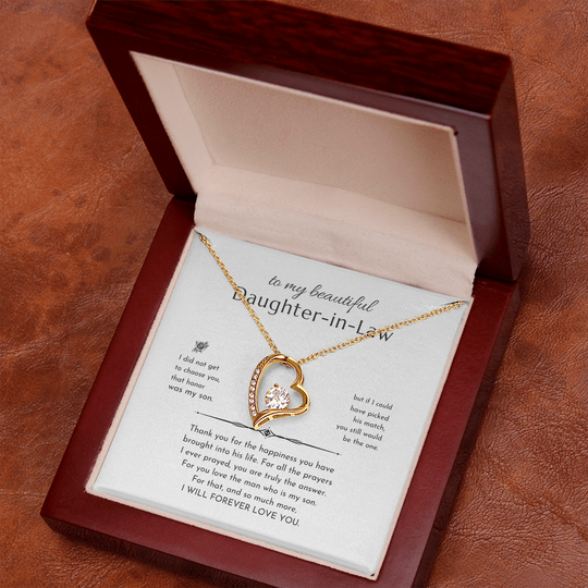 To My Daughter-In-Law - Forever Love Gift Set - SS232V2 Jewelry ShineOn Fulfillment