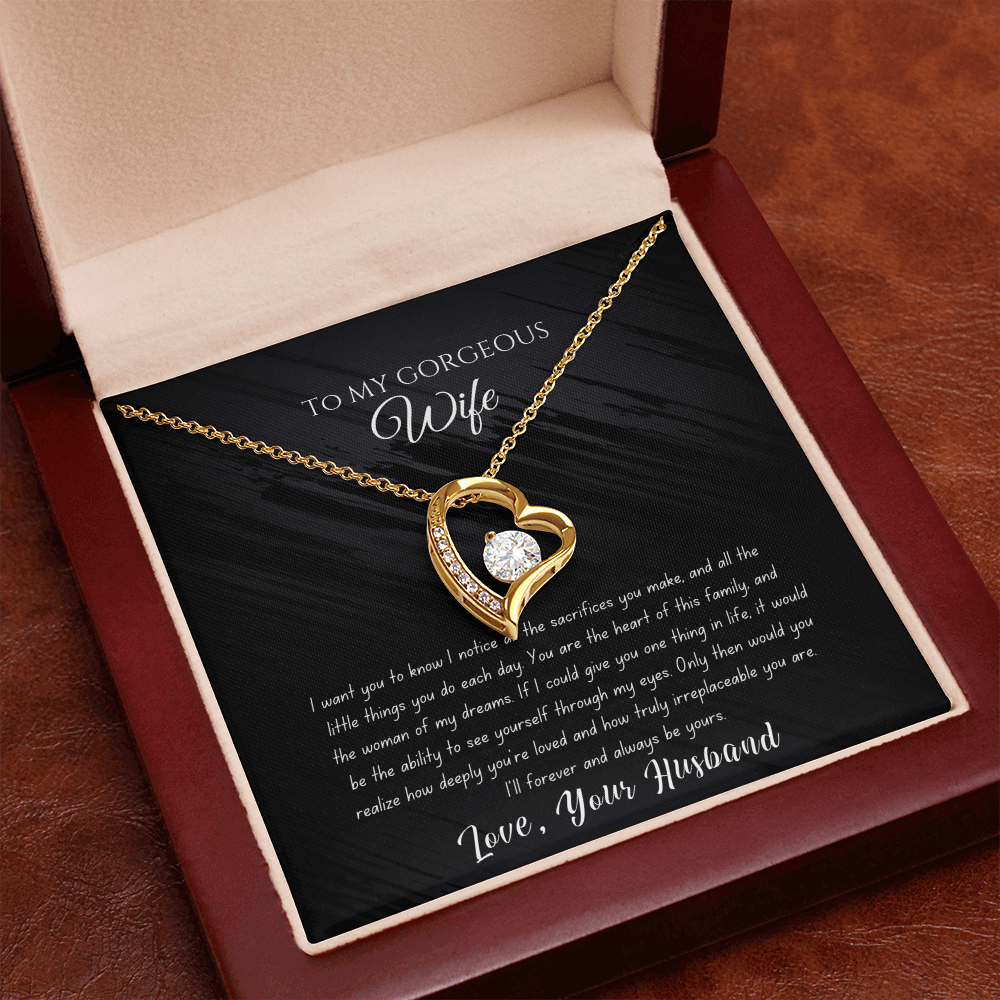 To My Wife Necklace – Romantic Gift for Wife - IV51W