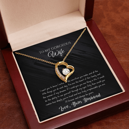 To My Wife Necklace – Romantic Gift for Wife - IV51W
