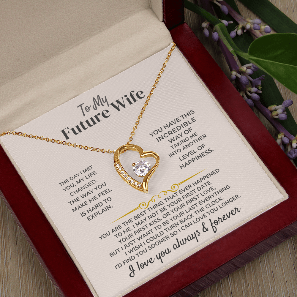 To My Future Wife - Forever Love - Gift Set - SS34 Jewelry ShineOn Fulfillment