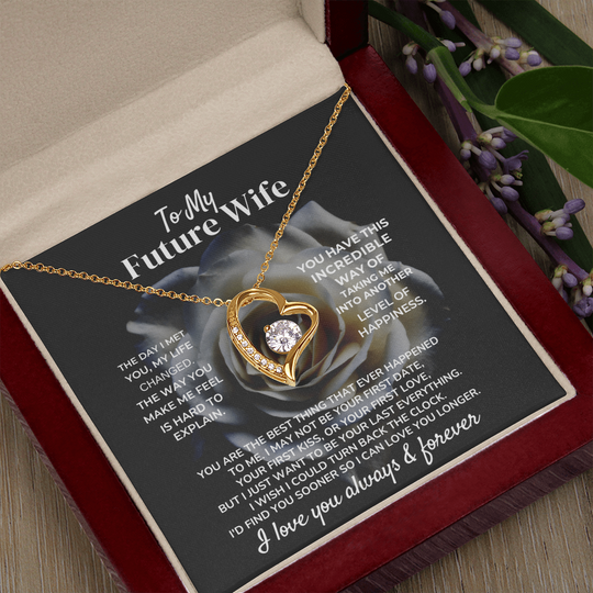 To My Future Wife - Forever Love - Gift Set - SS34v2 Jewelry ShineOn Fulfillment