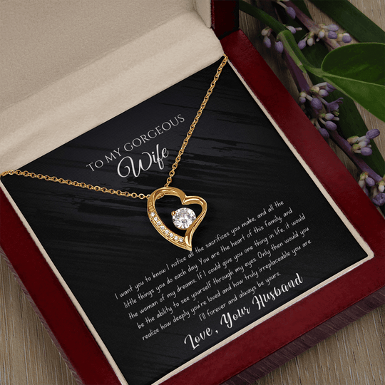 To My Wife Necklace – Romantic Gift for Wife - IV51W