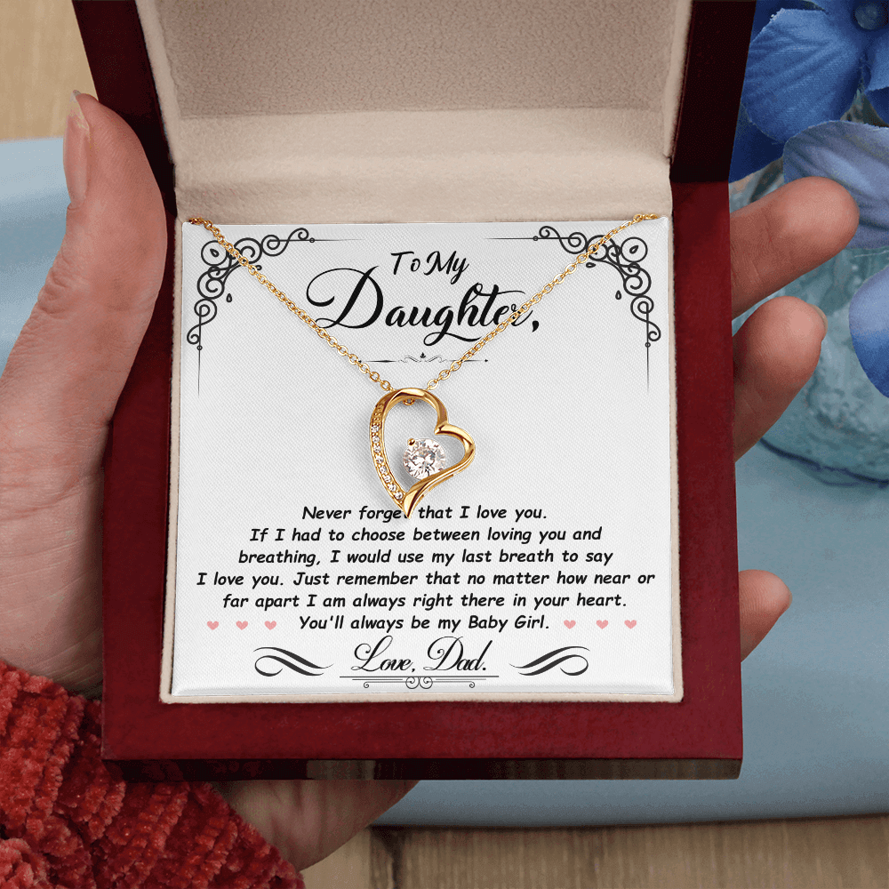 To My Daughter - Last Breath - Beautiful Gift Set - SSD31 Jewelry ShineOn Fulfillment