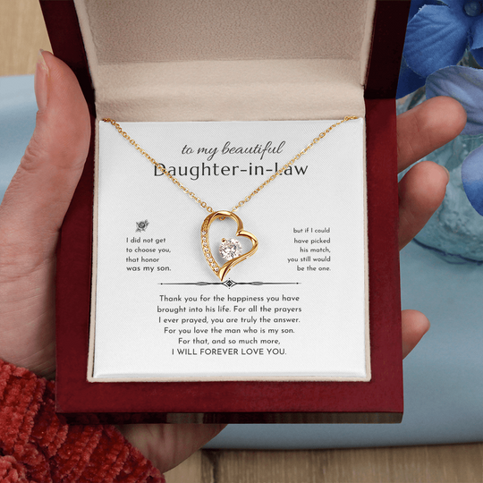 To My Daughter-In-Law - Forever Love Gift Set - SS232V2 Jewelry ShineOn Fulfillment