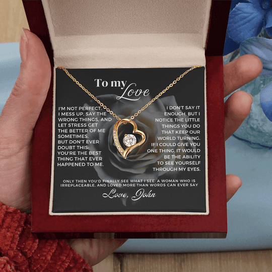 To My Love Necklace – Romantic Gift For Wife - IV52W