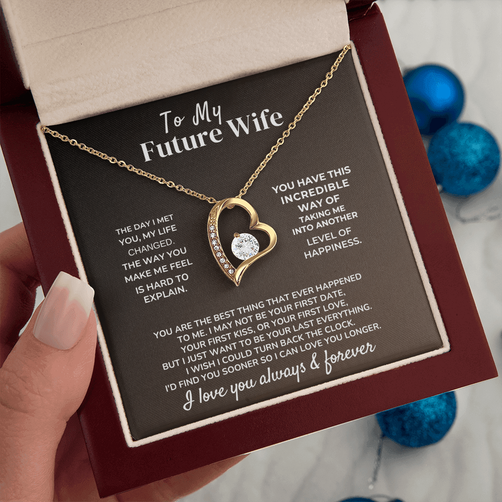 To My Future Wife - Forever Love - Gift Set - SS34v3 Jewelry ShineOn Fulfillment