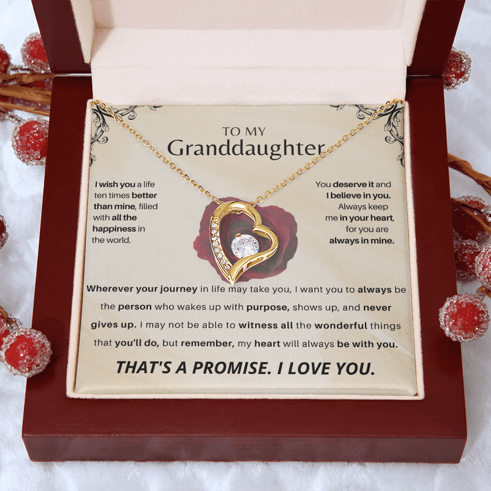 To My Granddaughter - Forever Love Gift Set - SSGD23V2 Jewelry ShineOn Fulfillment