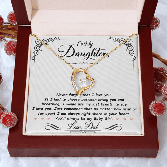 To My Daughter - Last Breath - Beautiful Gift Set - SSD31 Jewelry ShineOn Fulfillment