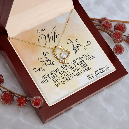 To My Wife - Forever Love Necklace Gift Set - SSW22 Jewelry ShineOn Fulfillment