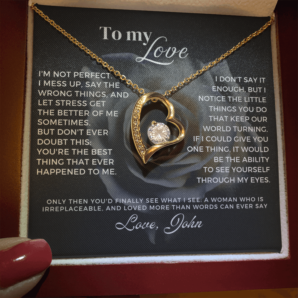 To My Love Necklace – Romantic Gift For Wife - IV52W