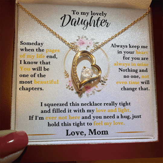 To My Lovely Daughter - Love Mom - Beautiful Gift Set - SSD50 Jewelry ShineOn Fulfillment