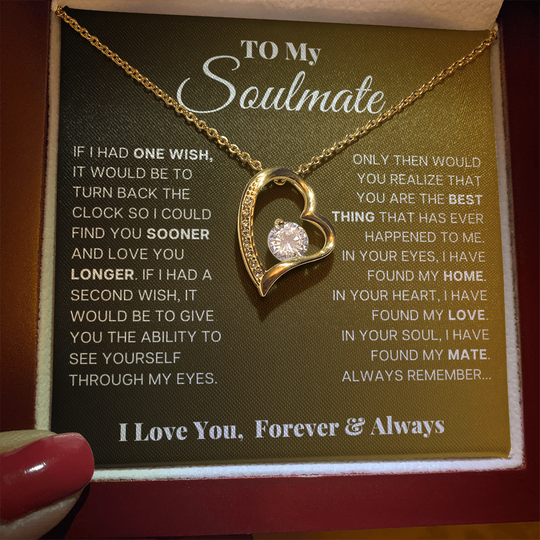 To My Soulmate - Forever Love Gift Set - SSS05 Jewelry ShineOn Fulfillment