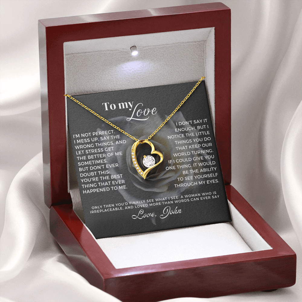To My Love Necklace – Romantic Gift For Wife - IV52W