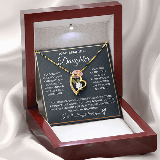 To My Beautiful Daughter - Pround Of You - Beautiful Gift Set - SSD51 Jewelry ShineOn Fulfillment