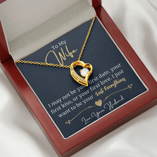To My Wife - Last Everything - Forever Love Necklace Gift Set - SSW24 Jewelry ShineOn Fulfillment