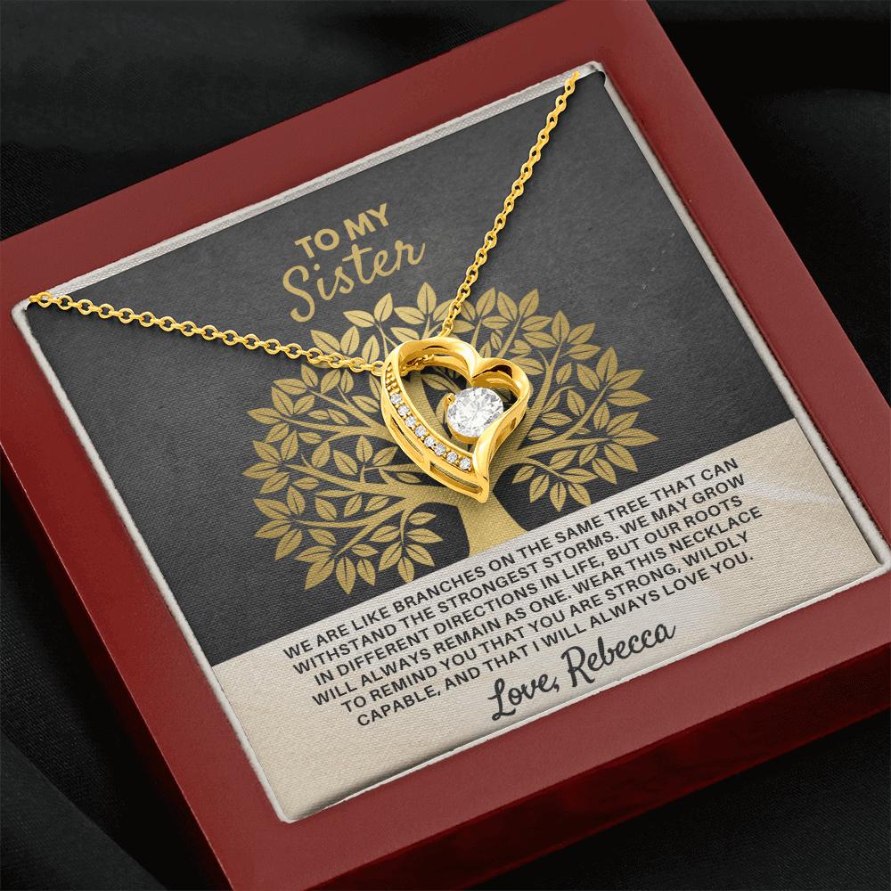 To My Sister - Forever Love - Gift Set - SSS3V1 Jewelry ShineOn Fulfillment
